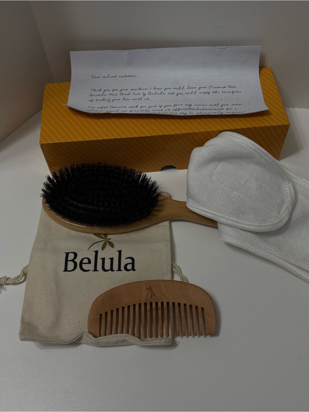 Men's Bamboo Grooming Set - Brown & Black